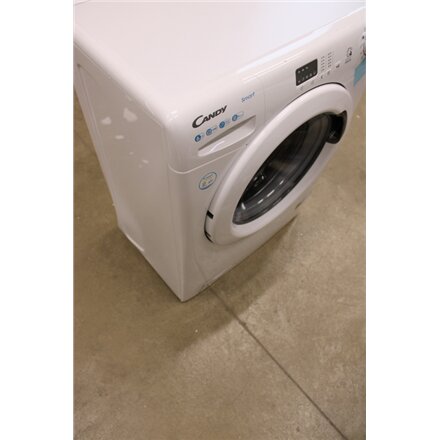 SALE OUT. Candy CS4 1061DE/1-S Washing Machine, D, Front loading, Depth 45 cm, 6 kg, White , Candy , Washing Machine , CS4 1061DE/1-S , Energy efficiency class D , Front loading , Washing capacity 6 kg , 1000 RPM , Depth 45 cm , Width 60 cm , LCD , Near F