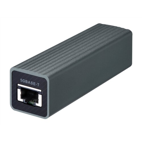 QNAP USB 3.2 Gen 1 to 5GbE Adapter QNA-UC5G1T Data RJ-45 100/1000/2500/5000 Mbit/s 5 to 45 USB-C