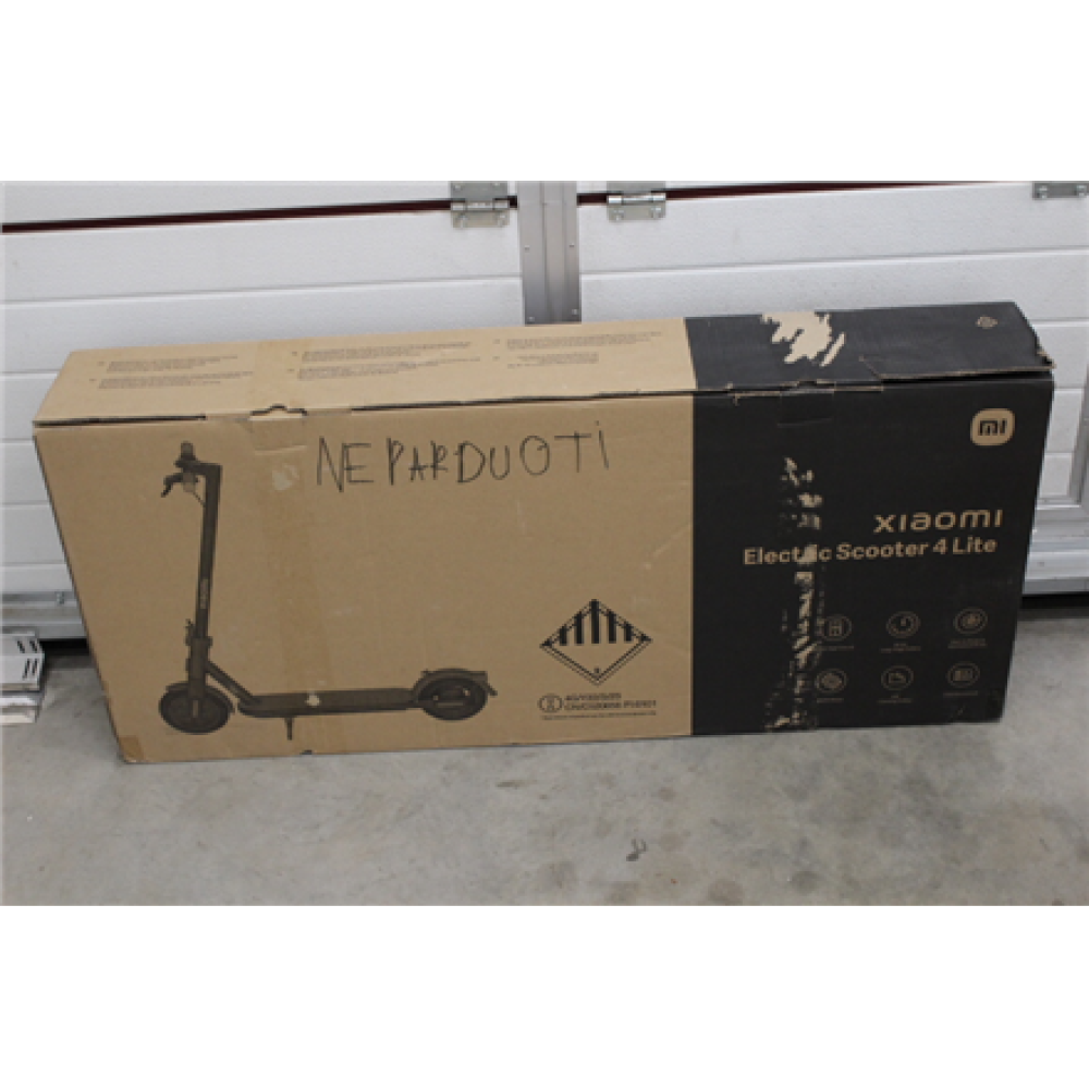 SALE OUT. Xiaomi Electric Scooter 4 Lite EU , Xiaomi Electric Scooter 4 Lite EU , 300 W , 25 km/h , 8.5 , 3 month(s) , Black , USED AS DEMO, SCRATCHED, DIRTY, DAMAGED PACKAGING