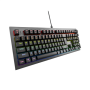 NOXO , Conqueror , Gaming keyboard , Mechanical , EN , Black , Wired , m , 1190 g , Blue Switches