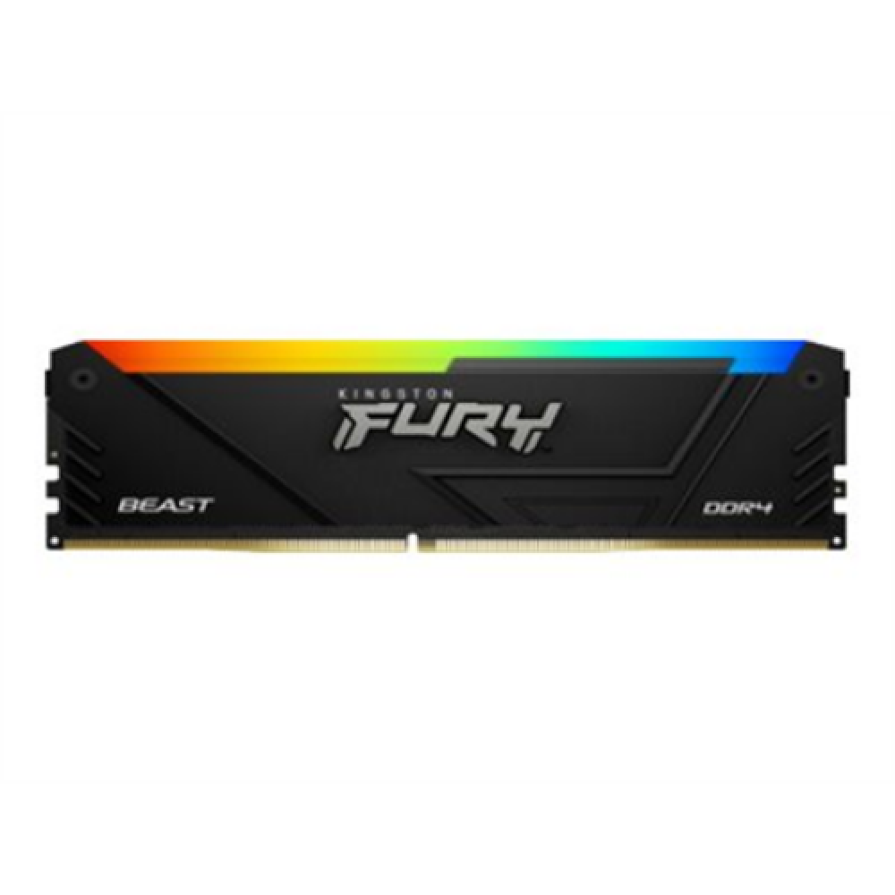 Kingston , FURY Beast RGB , 32 GB , DDR4 , 3200 MHz , PC/server , Registered No , ECC No