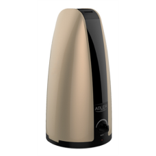 Humidifier Adler AD 7954 Gold, Type Ultrasonic, 18 W, Humidification capacity 100 ml/hr, Water tank capacity 1 L, Suitable for rooms up to 25 m²
