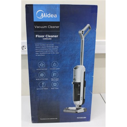 SALE OUT. Midea X10 Wet and Dry Cordless Vacuum Cleaner, Black , Midea , Cordless Vacuum Cleaner , X10 Wet and Dry , 220 W , 22.2 V , Operating time (max) 35 min , Black , Warranty 24 month(s) , DAMAGED PACKAGING AS DEMO