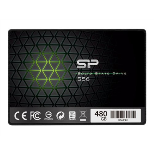 Silicon Power , S56 , 480 GB , SSD form factor 2.5 , Solid-state drive interface SATA , Read speed 560 MB/s , Write speed 530 MB/s