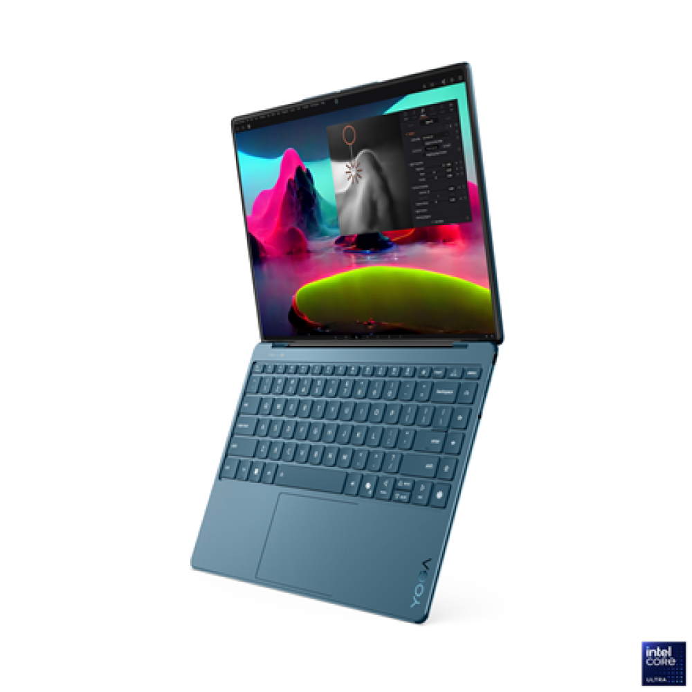 Lenovo Yoga Slim 9 14ILL10 , Tidal Teal , 14 , OLED , Touchscreen , 4K WQUXGA , 3840 x 2400 pixels , Glossy , Intel Core Ultra 7 , 258V , 32 GB , Soldered LPDDR5x , Solid-state drive capacity 1000 GB , Intel Arc Graphics 140V , Windows 11 Pro , 802.11be ,
