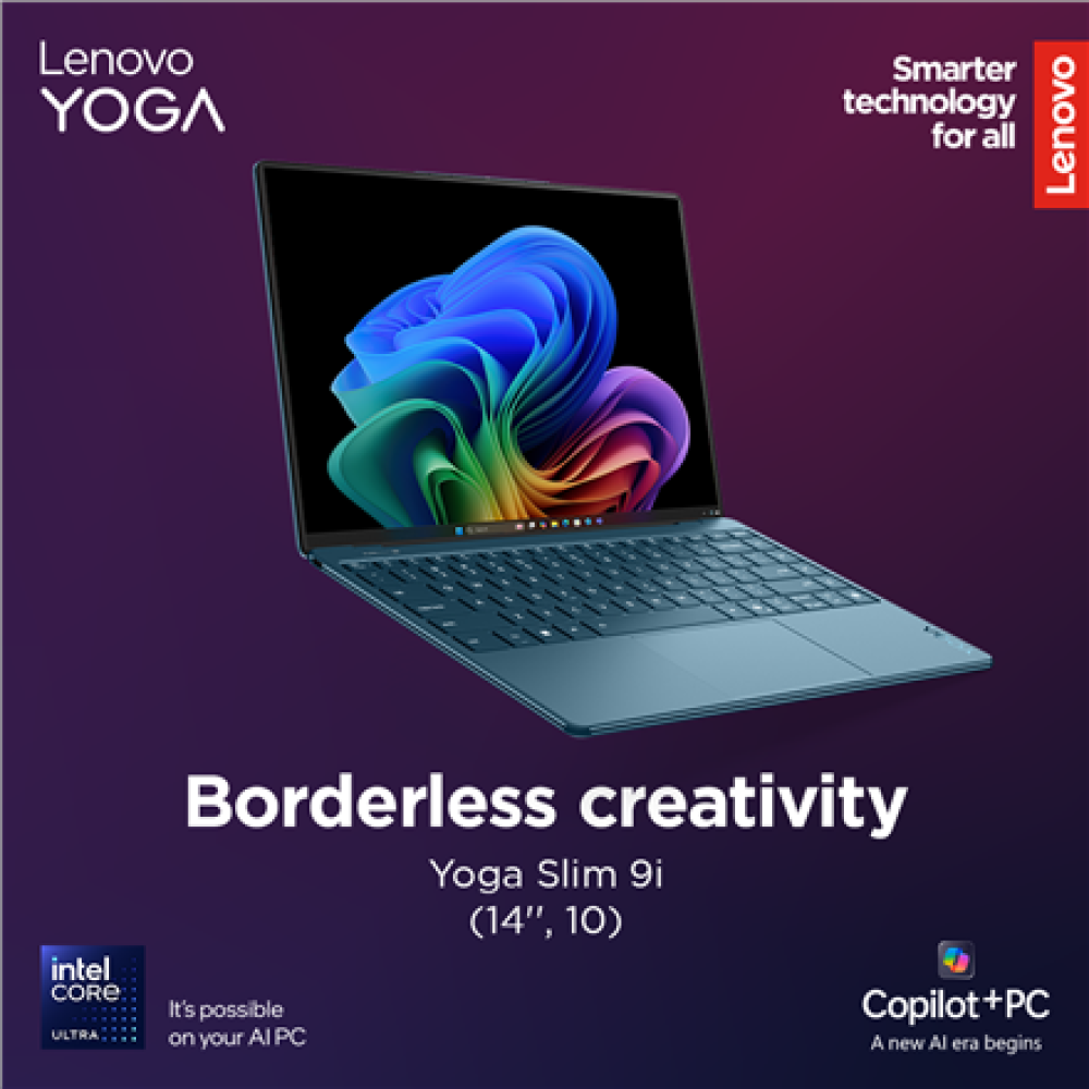 Lenovo Yoga Slim 9 14ILL10 , Tidal Teal , 14 , OLED , Touchscreen , 4K WQUXGA , 3840 x 2400 pixels , Glossy , Intel Core Ultra 7 , 258V , 32 GB , Soldered LPDDR5x , Solid-state drive capacity 1000 GB , Intel Arc Graphics 140V , Windows 11 Pro , 802.11be ,