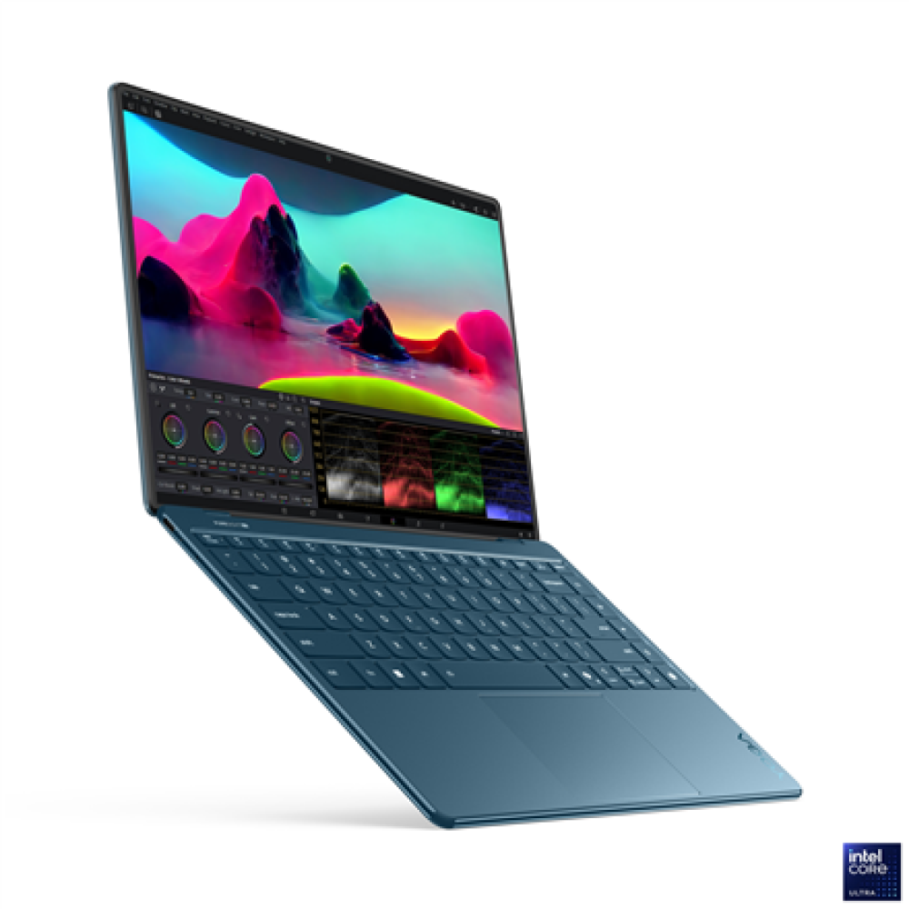 Lenovo Yoga Slim 9 14ILL10 , Tidal Teal , 14 , OLED , Touchscreen , 4K WQUXGA , 3840 x 2400 pixels , Glossy , Intel Core Ultra 7 , 258V , 32 GB , Soldered LPDDR5x , Solid-state drive capacity 1000 GB , Intel Arc Graphics 140V , Windows 11 Pro , 802.11be ,