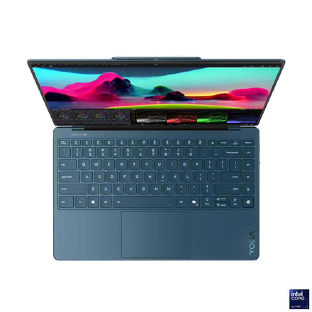 Lenovo Yoga Slim 9 14ILL10 , Tidal Teal , 14 , OLED , Touchscreen , 4K WQUXGA , 3840 x 2400 pixels , Glossy , Intel Core Ultra 7 , 258V , 32 GB , Soldered LPDDR5x , Solid-state drive capacity 1000 GB , Intel Arc Graphics 140V , Windows 11 Pro , 802.11be ,
