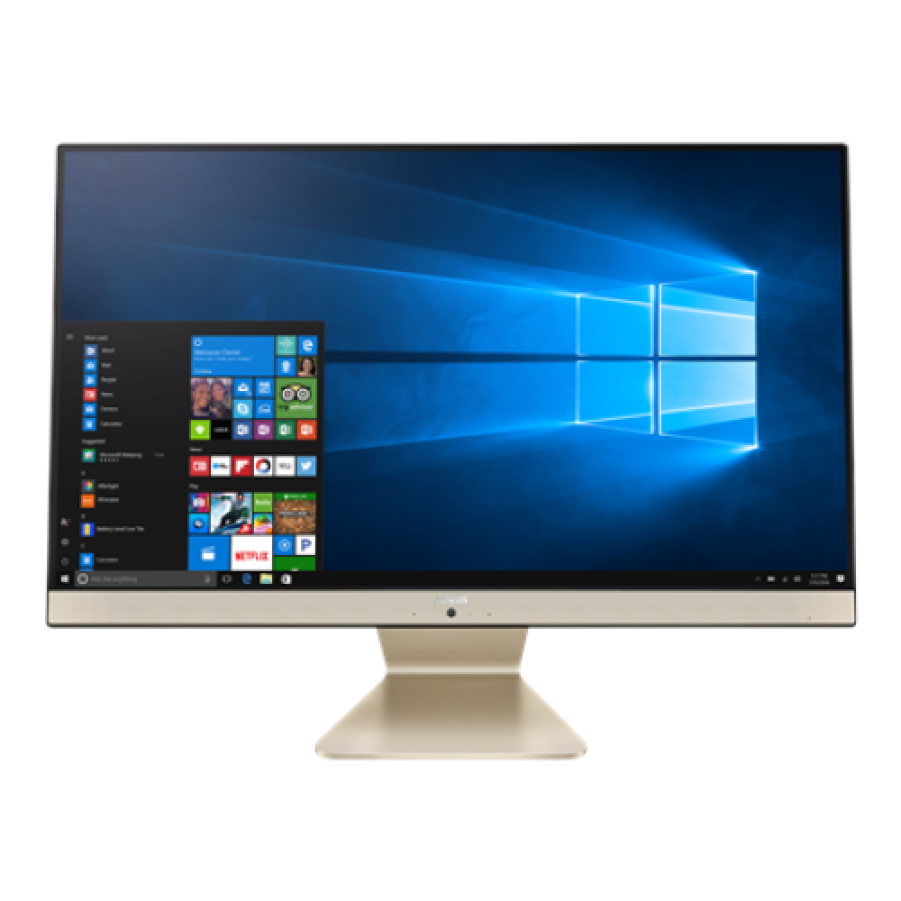 Asus V241 Desktop PC, AiO, 23.8 , FHD, Intel Core i7, i7-1165G7, Internal memory 8 GB, DDR4 SO-DIMM, SSD 512 GB, Intel Iris Xe Graphics, Keyboard language English, Windows 10 Pro, Warranty 36 month(s), Black, Wired golden keyboard (USB), Wired optical mou