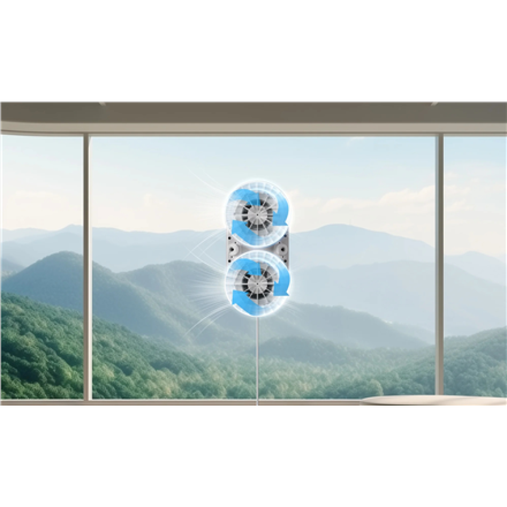 HUTT Windows Cleaning Robot , DDC56 , Corded , 3000 Pa , White