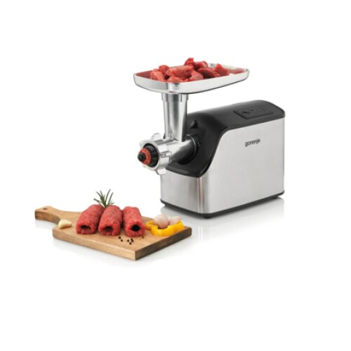 Gorenje , Meat Grinder , MG2202XE , Stainless Steel/Black , 2200 W , Number of speeds 1 , Throughput (kg/min) 2.2