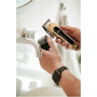 Camry Hair clipper with LCD display , CR 2844 , Cordless , Number of length steps 4 , Gold