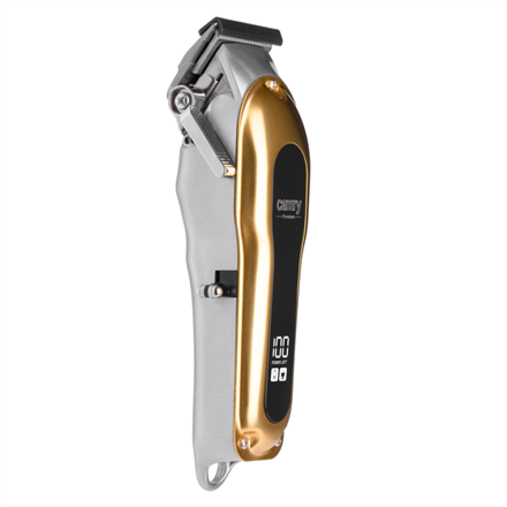 Camry Hair clipper with LCD display , CR 2844 , Cordless , Number of length steps 4 , Gold