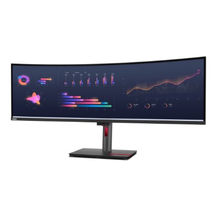 Lenovo , ThinkVision , P49w-30 , 49 , IPS , 32:9 , 60 Hz , 4 ms , 5120 x 1440 , 350 cd/m² , HDMI ports quantity 2 , Black , Warranty 36 month(s)