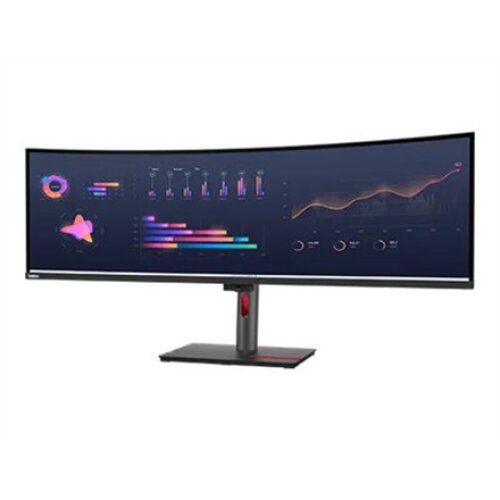 Lenovo , ThinkVision , P49w-30 , 49 , IPS , 32:9 , 60 Hz , 4 ms , 5120 x 1440 , 350 cd/m² , HDMI ports quantity 2 , Black , Warranty 36 month(s)