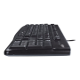 LOGITECH K120 Corded Keyboard black USB (US) , Logitech