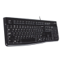 LOGITECH K120 Corded Keyboard black USB (US) , Logitech