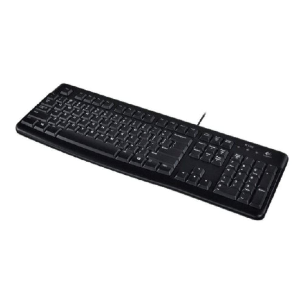 LOGITECH K120 Corded Keyboard black USB (US) , Logitech