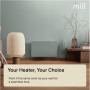 Mill Color Panel Heater , COLOR700DN , Panel Heater , 700 W , Suitable for rooms up to 9-12 m² , Matt White , IPX4