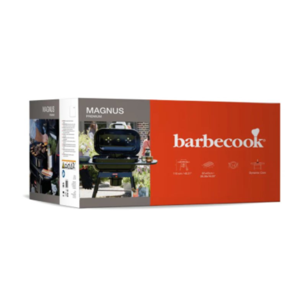 Barbecook Charcoal Barbecue Magnus Premium, 85 x 64 x 110 cm , BC-CHA-1069 , Black