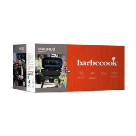 Barbecook Charcoal Barbecue Magnus Premium, 85 x 64 x 110 cm , BC-CHA-1069 , Black