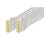 Digitus , CAT 6A S/FTP patch cable, 10 pieces , DK-1644-A-010-10 , S/FTP , Gray