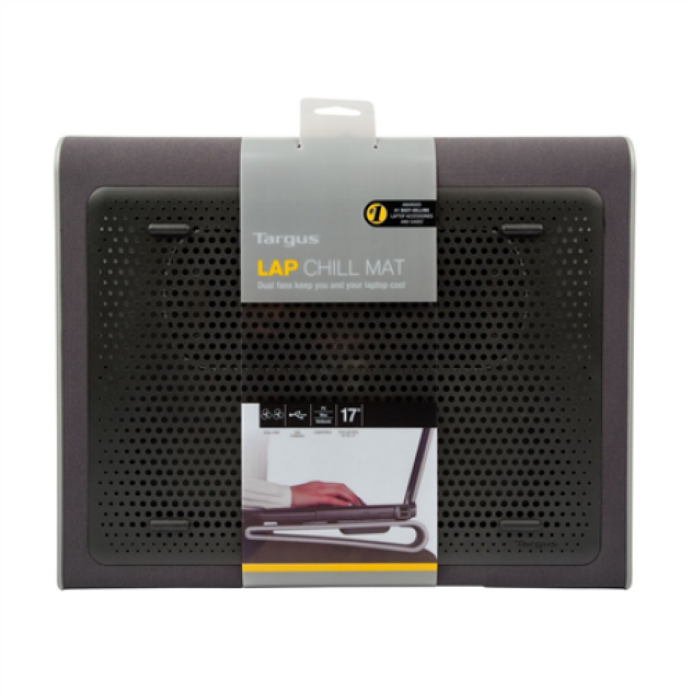 Targus , Notebook Cooling Pad up to 17” , Black/Grey , 319 x 380 x 54 mm , 950 g