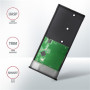 AXAGON External USB-C 3.2 Gen 2 metal box for M.2 SATA SSD disks , EEM2-SBC
