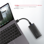 AXAGON External USB-C 3.2 Gen 2 metal box for M.2 SATA SSD disks , EEM2-SBC