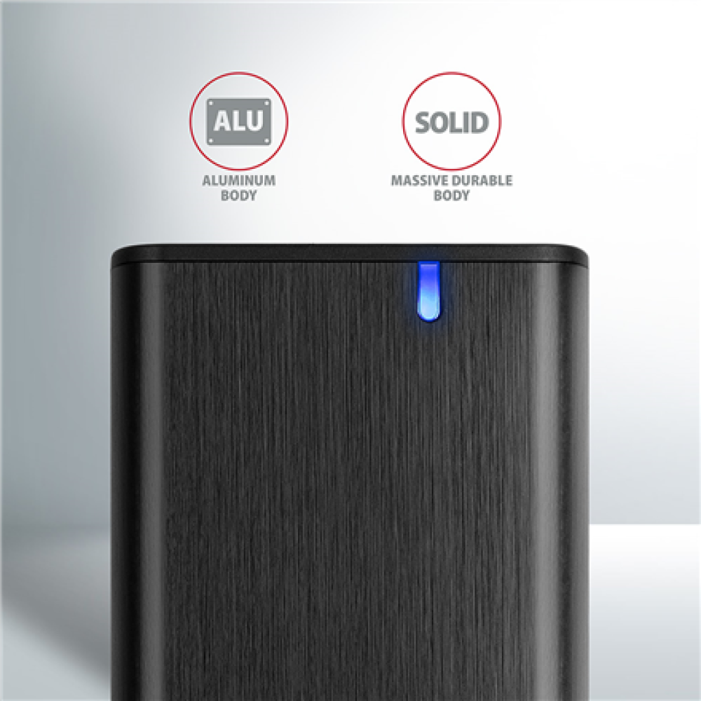 AXAGON External USB-C 3.2 Gen 2 metal box for M.2 SATA SSD disks , EEM2-SBC
