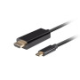 Lanberg USB-C to HDMI Cable, 1 m 4K/60Hz, Black , Lanberg , USB-C to HDMI Cable , CA-CMHD-10CU-0010-BK , 1 m