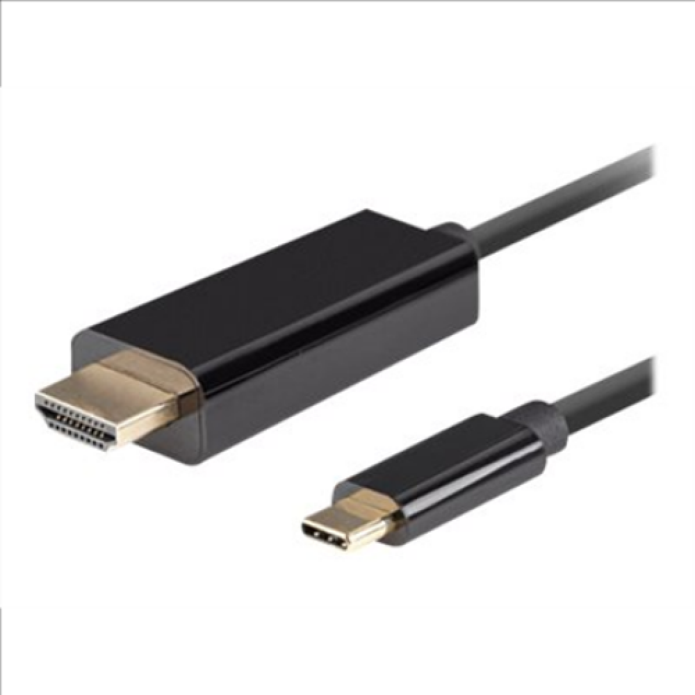 Lanberg USB-C to HDMI Cable, 1 m 4K/60Hz, Black , Lanberg , USB-C to HDMI Cable , Black , 1 m