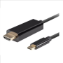 Lanberg USB-C to HDMI Cable, 1 m 4K/60Hz, Black , Lanberg , USB-C to HDMI Cable , CA-CMHD-10CU-0010-BK , 1 m , Black