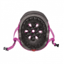 Globber Helmet Elite Lights Flowers 507-310 Pink