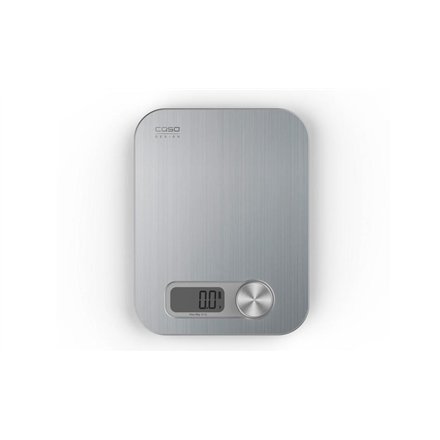 Caso , Design kitchen scale , Maximum weight (capacity) 5 kg , Graduation 1 g , Display type Digital , Stainless Steel