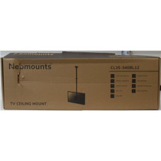 SALE OUT. Neomounts CL35-340BL12 Monitor/TV mount ceiling 1 screen - 23-42 - max 50 kg - VESA 100x100-200x200 - h 106-156 cm - black , Neomounts CL35-340BL12 Monitor/TV mount Ceiling , Adjustable Height, Rotate, Tilt, Swivel , 23-42 , Maximum weight (capa