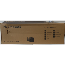 SALE OUT. Neomounts CL35-340BL12 Monitor/TV mount ceiling 1 screen - 23-42 - max 50 kg - VESA 100x100-200x200 - h 106-156 cm - black , Neomounts CL35-340BL12 Monitor/TV mount Ceiling , Adjustable Height, Rotate, Tilt, Swivel , 23-42 , Maximum weight (capa