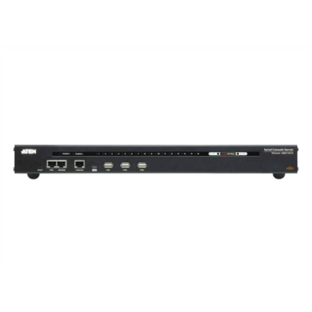 Aten 16-Port Serial Console Server with Dual Power/LAN , SN0116COA-G