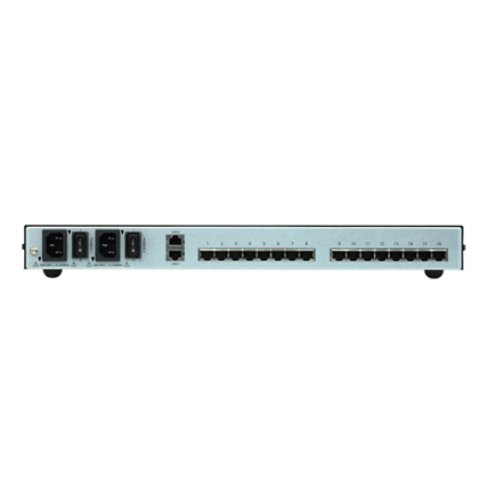 Aten 16-Port Serial Console Server with Dual Power/LAN , SN0116COA-G