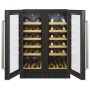 Candy , Wine Cooler , CCVB 60D/1 , Energy efficiency class G , Built-in , Bottles capacity 38 , Cooling type , Black