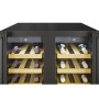 Candy , Wine Cooler , CCVB 60D/1 , Energy efficiency class G , Built-in , Bottles capacity 38 , Cooling type , Black