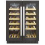 Candy , Wine Cooler , CCVB 60D/1 , Energy efficiency class G , Built-in , Bottles capacity 38 , Cooling type , Black