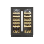 Candy , Wine Cooler , CCVB 60D/1 , Energy efficiency class G , Built-in , Bottles capacity 38 , Cooling type , Black