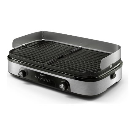 Philips HD6222/90 Table Grill, Black/Stainless Steel , Philips