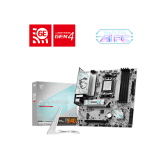 MSI B840M GAMING PLUS WIFI6E , Processor family AMD , Processor socket AM5 , DDR5 , Supported hard disk drive interfaces SATA, M.2 , Number of SATA connectors 4