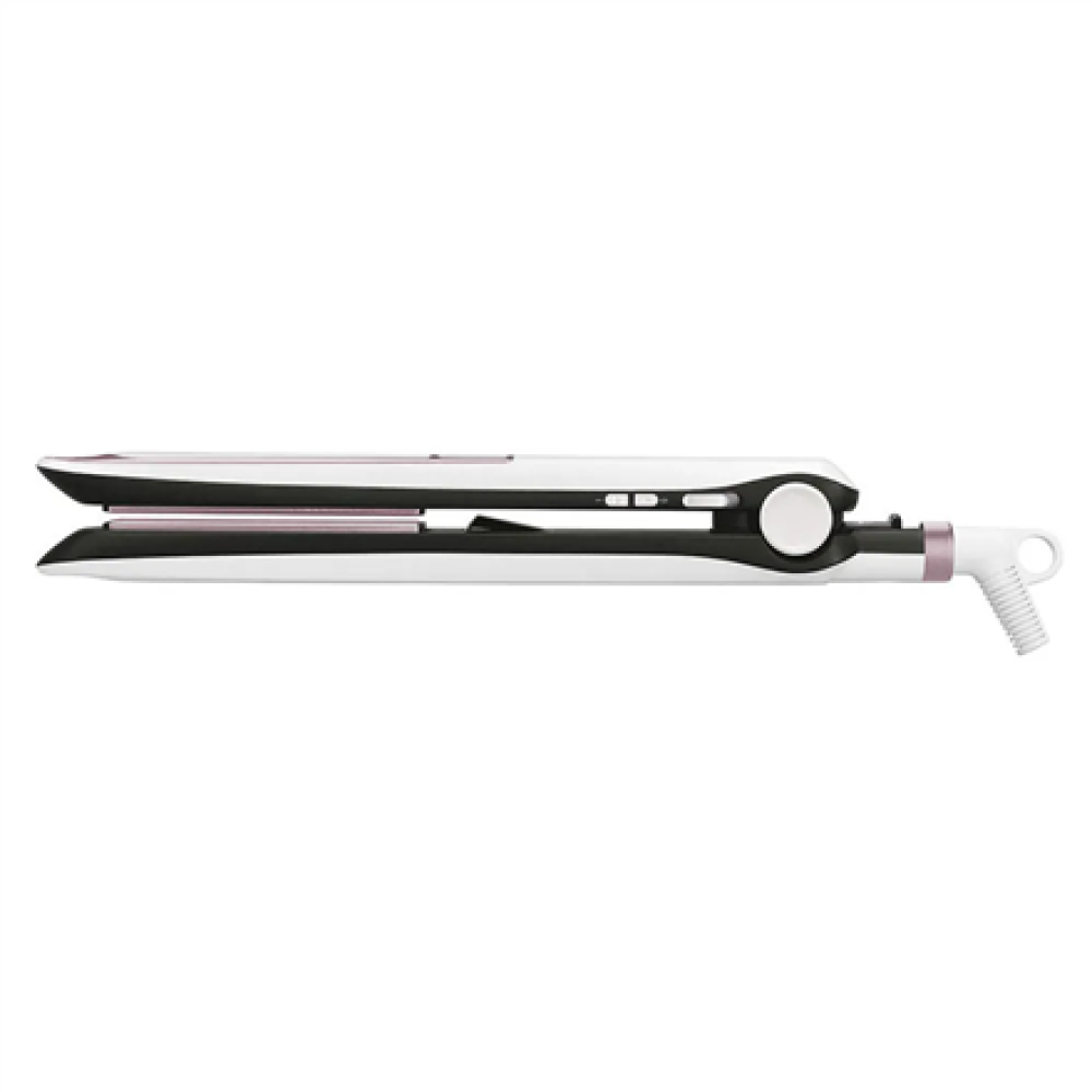 Rowenta Hair straightener , Premium Care SF7460F0 , Ionic function , Display LED display , Temperature (max) 200 °C , Temperature (min) 130 °C , Number of heating levels 4 , White/Pink