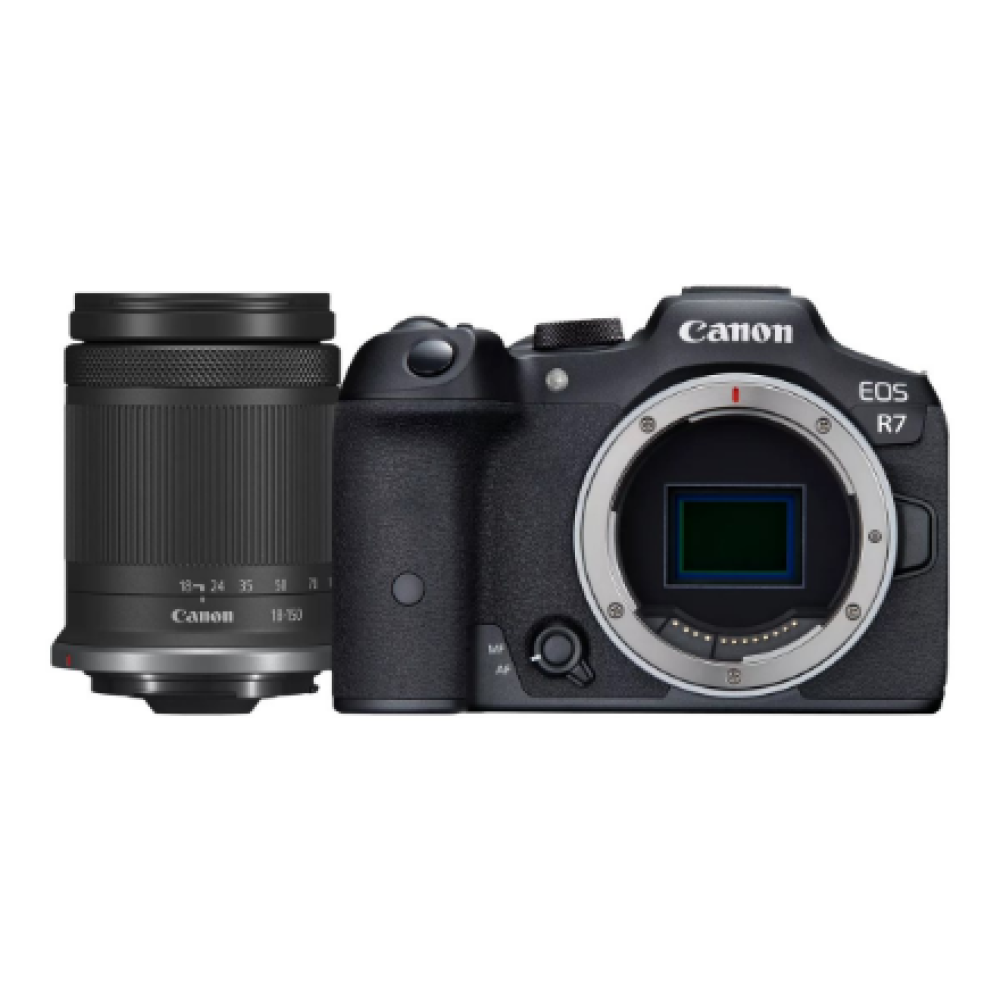 Canon , D.CAM EOS R7 RF-S 18-150 IS STM EU26 (AIP2) , Megapixel 32.5 MP , Image stabilizer , ISO sensitivity (max) 32000 , Wi-Fi , Video recording , Manual , CMOS , Black