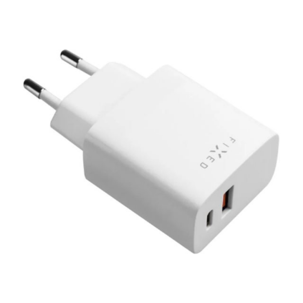 Fixed USB-C/USB Travel Charger 20W , FIXC20N-CU-WH