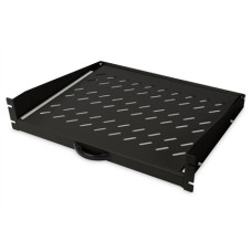 Digitus Extendible Shelf for fixed mounting on front 483 mm (19) profile rails , DN-19-TRAY-2-450-SW