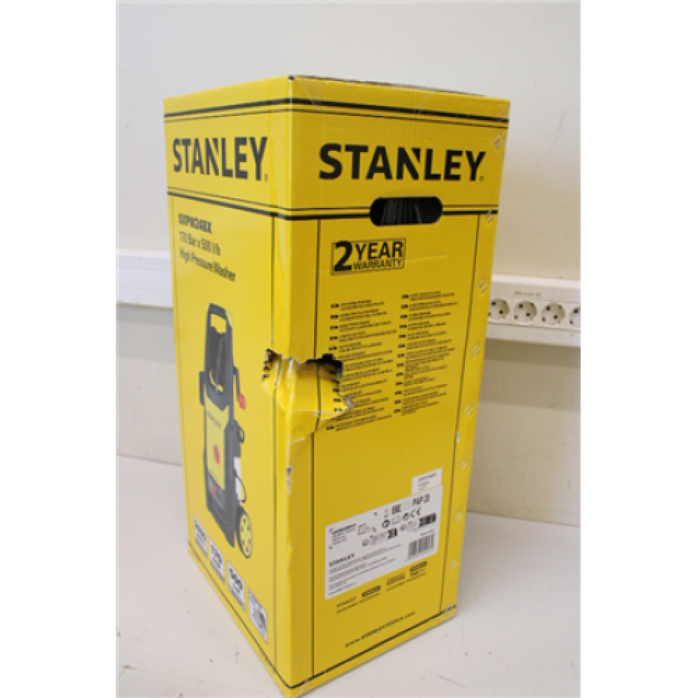 SALE OUT. STANLEY SXPW24BX-E High Pressure Washer with Patio Cleaner (2400 W, 170 bar, 500 l/h), DAMAGED PACKAGING , Stanley 2400 W , 170 bar , 500 l/h , DAMAGED PACKAGING